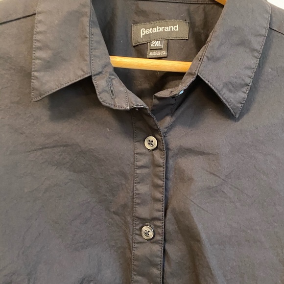 Betabrand Work It Button Up Dress Shirt Blouse - Picture 7 of 13